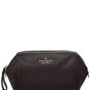 kate spade Black Nylon Zip Wristlet Pouch